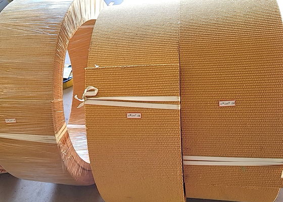 رول آستر ترمز بافته شده وینچ با سیم برنجی داخلی برای آستر اصطکاکی وینچ