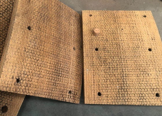 پوشش ترمز با بافت آزاد از آزبست بلوک ترمز با بافت پد ترمز برای حفاری چاه نفت